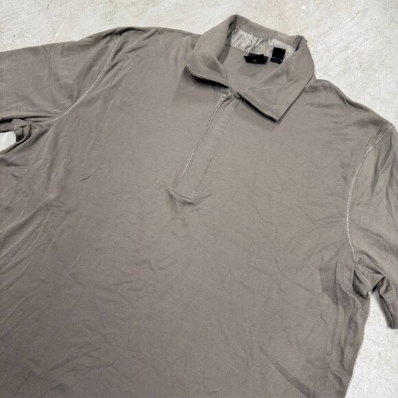Hugo Boss Polo Shirt Short Sleeve Regular Fit Stretch Cotton Brown XL - Picture 3 of 7
